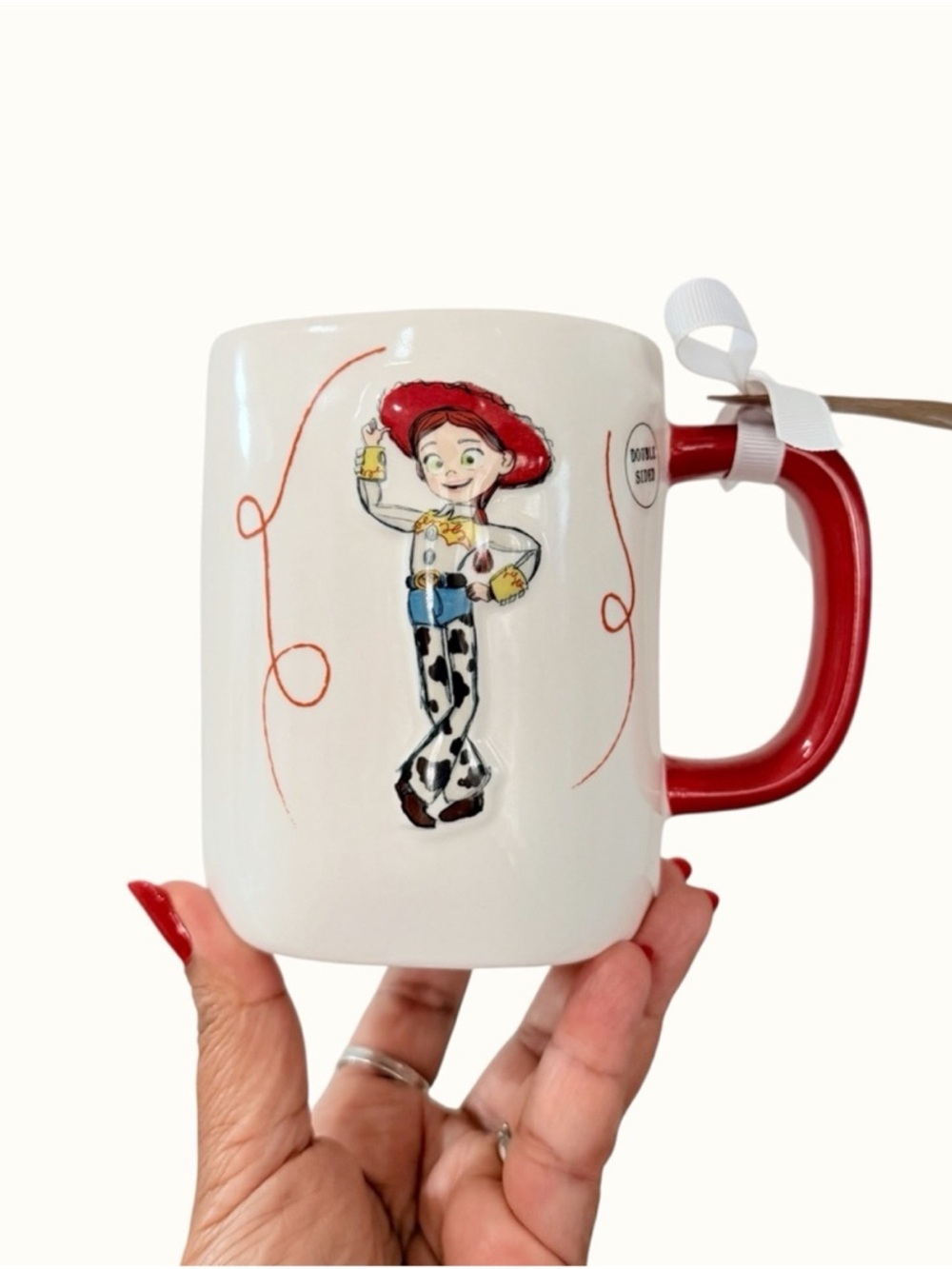 Rae Dunn X Disney’s Pixar Toy Story 5 JESSIE / YEE HAW! Large Ceramic Mug - Picture 5 of 5
